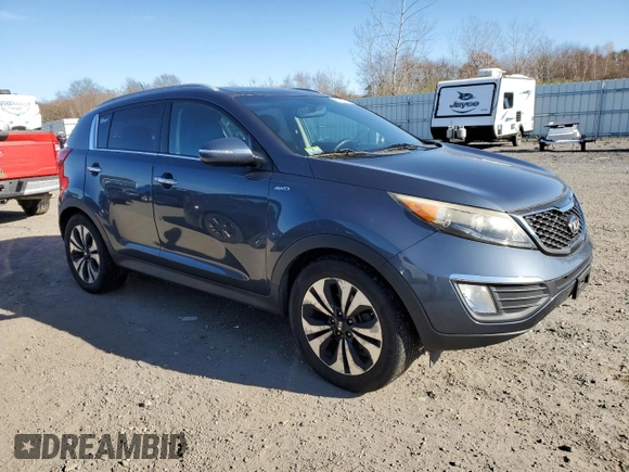 2013 Kia Sportage SX with VIN KNDPCCA64D7472046, listed as a Copart auction lot 80660484 with 147,249 mi miles and Clean Title. Bid and sale history available at carsss.com. Image 4.