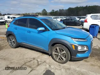 2018 Hyundai Kona Limited with VIN KM8K33A58JU147023, listed as a Copart auction lot 45004025 with 112,087 mi miles and Salvage Title. Bid and sale history available at carsss.com. Image 4.