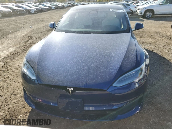2021 Tesla Model S Long Range with VIN 5YJSA1E56MF428419, listed as a Copart auction lot 80341534 with 22,488 mi miles and Salvage title. Bid and sale history available at DreamBid. Image 5.