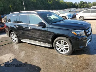2017 Mercedes-Benz GLS 450 with VIN 4JGDF6EE9HA874694, listed as a Copart auction lot 69668974 with 128,694 mi miles and Salvage Title. Bid and sale history available at DreamBid. Image 4.