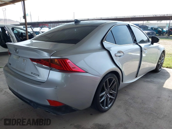 2017 Lexus IS 200t with VIN JTHBA1D26H5041804, listed as a IAAI auction lot 41937315 with 117,311 mi miles and . Bid and sale history available at DreamBid. Image 4.