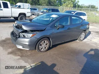 2021 Nissan Versa S with VIN 3N1CN8DV7ML809106, listed as a IAAI auction lot 42473174 with 196,662 mi miles and . Bid and sale history available at DreamBid. Image 2.