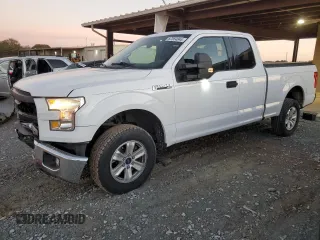 2016 Ford F-150 XL with VIN 1FTEX1CF9GKE07417, listed as a Copart auction lot 82564844 with 121,967 mi miles and Salvage Title. Bid and sale history available at carsss.com. Image 1.
