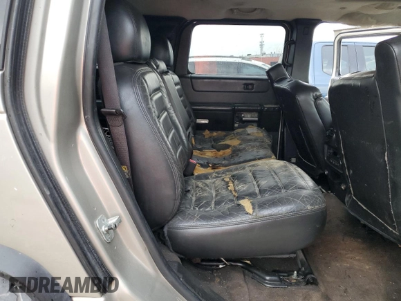 2006 Hummer H2 z VIN 5GRGN23U26H101561, wystawiony jako Copart lot #89308685 z przebiegiem 327 103 mil mil oraz Tytuł czysty. Historia ofert i sprzedaży dostępna na DreamBid. Obrazek 10.
