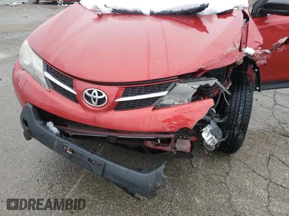 2013 Toyota RAV4 LE with VIN JTMZFREV9DD005260, listed as a Copart auction lot 44348425 with 223,991 mi miles and Salvage Title. Bid and sale history available at DreamBid. Image 12.