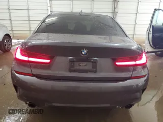 2019 BMW 3 Series 330i xDrive with VIN WBA5R7C57KAJ86027, listed as a Copart auction lot 61203435 with 41,486 mi miles and Salvage title. Bid and sale history available at DreamBid. Image 6.