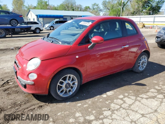 2015 FIAT 500 Pop z VIN 3C3CFFAR8FT623779, wystawiony jako Copart lot #53965815 z przebiegiem 99 000 mil mil oraz Szkoda całkowita • Salvage title. Historia ofert i sprzedaży dostępna na DreamBid. Obrazek 1.
