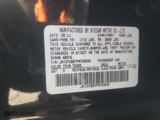 2023 Nissan ARIYA ENGAGE with VIN JN1CF0BB7PM709606, listed as a Copart auction lot 73224794 with 4,103 mi miles and Clean Title. Bid and sale history available at carsss.com. Image 13.
