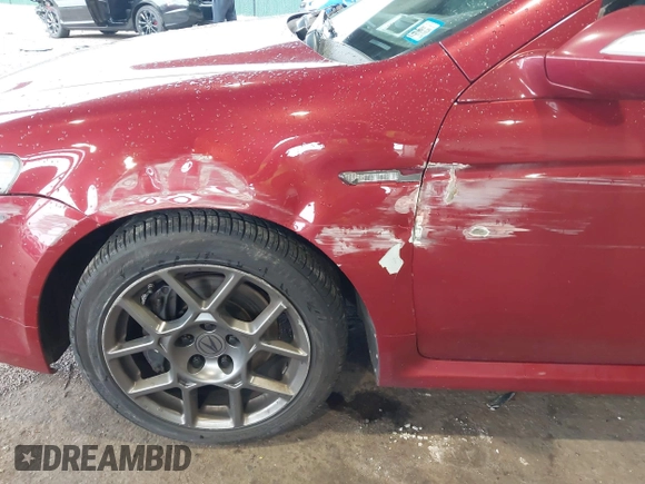 2008 Acura TL Type-S with VIN 19UUA76568A006368, listed as a IAAI auction lot 42026607 with 242,152 mi miles. Bid and sale history available at carsss.com. Image 6.