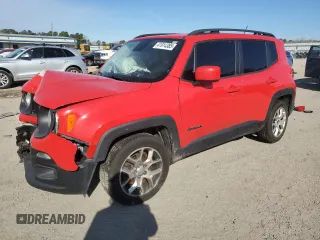 2017 Jeep Renegade Latitude with VIN ZACCJABB0HPE56262, listed as a Copart auction lot 41914385 with 102,710 mi miles and Salvage Title. Bid and sale history available at carsss.com. Image 1.