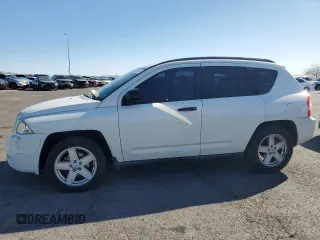 2007 Jeep Compass Sport with VIN 1J8FT47W67D145896, listed as a Copart auction lot 46867975 with 225,691 mi miles and Salvage Title. Bid and sale history available at carsss.com. Image 1.