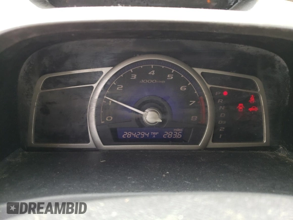 2008 Honda Civic LX with VIN 1HGFA165X8L091015, listed as a Copart auction lot 54551435 with 284,294 mi miles and Clean Title. Bid and sale history available at DreamBid. Image 9.