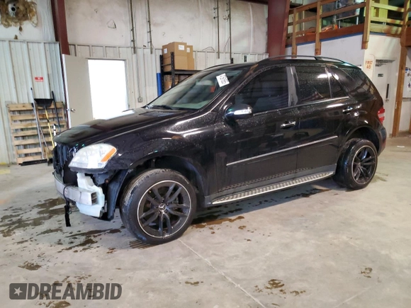 2008 Mercedes-Benz M 550 with VIN 4JGBB72E08A323275, listed as a Copart auction lot 47591665 with 157,076 mi miles and Salvage title. Bid and sale history available at DreamBid. Image 1.