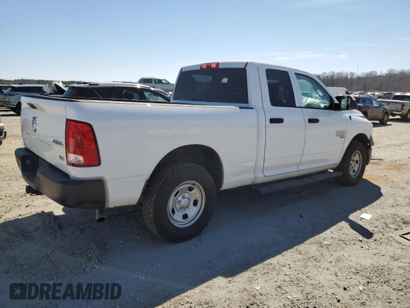 2019 Ram 1500 Tradesman z VIN 1C6RR7FG3KS544176, wystawiony jako Copart lot #47624925 z przebiegiem 194 209 mil mil oraz Szkoda całkowita • Salvage title. Historia ofert i sprzedaży dostępna na DreamBid. Obrazek 3.
