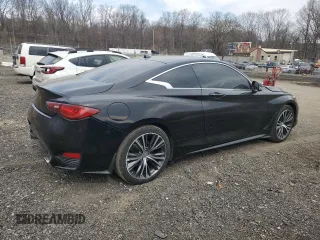 2017 Infiniti Q60 Premium with VIN JN1CV7EKXHM110109, listed as a Copart auction lot 49949525 with 45,424 mi miles and Salvage title. Bid and sale history available at DreamBid. Image 3.