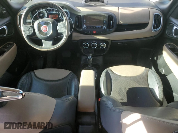 2014 FIAT 500L Lounge with VIN ZFBCFACH4EZ018056, listed as a Copart auction lot 83917684 with 151,664 mi miles and Salvage Title. Bid and sale history available at DreamBid. Image 8.