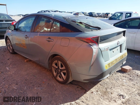 2016 Toyota Prius Four with VIN JTDKARFU8G3028870, listed as a IAAI auction lot 41741779 with 264,982 mi miles and . Bid and sale history available at DreamBid. Image 3.