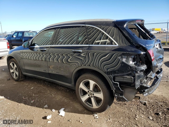 2019 Mercedes-Benz GLC with VIN WDC0G4JB4KV119737, listed as a Copart auction lot 80823114 with 74,987 mi miles and Salvage Title. Bid and sale history available at carsss.com. Image 2.