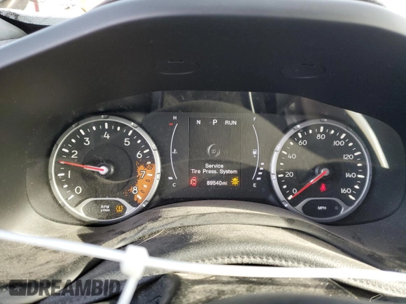2018 Jeep Renegade Sport with VIN ZACCJAAB6JPG70163, listed as a Copart auction lot 45345065 with 89,540 mi miles and Salvage Title. Bid and sale history available at DreamBid. Image 9.