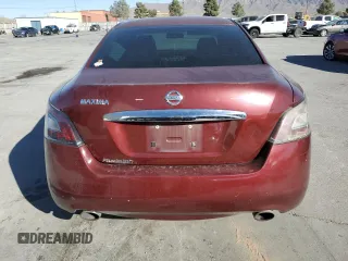 2012 Nissan Maxima 3.5 SV with VIN 1N4AA5APXCC825823, listed as a Copart auction lot 43469335 with 198,672 mi miles and Salvage Title. Bid and sale history available at carsss.com. Image 6.