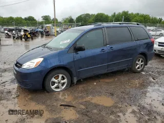 2005 Toyota Sienna CE z VIN 5TDZA23C75S379167, wystawiony jako Copart lot #58687135 z przebiegiem 191 873 mil mil oraz Czysty tytuł • Clean title. Historia ofert i sprzedaży dostępna na DreamBid. Obrazek 1.
