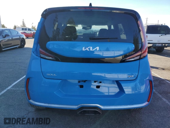 2024 Kia Soul GT-Line with VIN KNDJ53AU0R7218386, listed as a Copart auction lot 88999885 with 6,350 mi miles and Salvage Title. Bid and sale history available at carsss.com. Image 6.