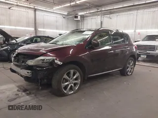2014 Nissan Murano SV with VIN JN8AZ1MU3EW400818, listed as a IAAI auction lot 40806139 with 135,024 mi miles and . Bid and sale history available at carsss.com. Image 2.