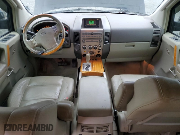 2005 Infiniti QX56 with VIN 5N3AA08A65N813953, listed as a Copart auction lot 83838814 with 168,503 mi miles and Salvage Title. Bid and sale history available at carsss.com. Image 8.