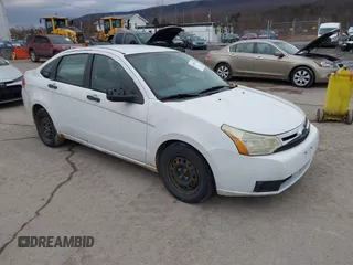 2008 Ford Focus S with VIN 1FAHP34N78W283744, listed as a IAAI auction lot 41655154 with 223,753 mi miles. Bid and sale history available at carsss.com. Image 1.