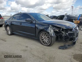 2016 Audi A6 Premium Plus with VIN WAUFGAFC7GN004764, listed as a Copart auction lot 51009115 with 89,402 mi miles and Salvage Title. Bid and sale history available at DreamBid. Image 4.
