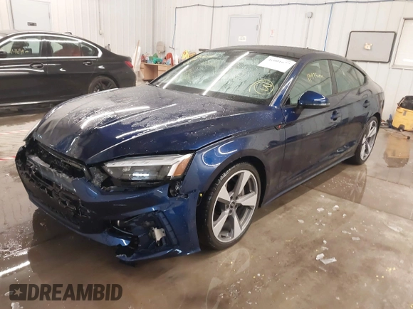 2021 Audi A5 Sportback S line Premium Plus with VIN WAUFACF59MA062909, listed as a IAAI auction lot 41601677 with 11,475 mi miles. Bid and sale history available at carsss.com. Image 17.