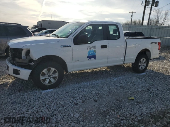 2016 Ford F-150 XLT with VIN 1FTEX1EP7GKD27040, listed as a Copart auction lot 50132265 with 238,104 mi miles and Salvage Title. Bid and sale history available at carsss.com. Image 1.