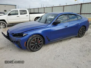 2024 BMW 4 Series M440i with VIN WBA63AW01RFP69080, listed as a Copart auction lot 58102504 with Not Provided miles and Salvage Title. Bid and sale history available at carsss.com. Image 1.