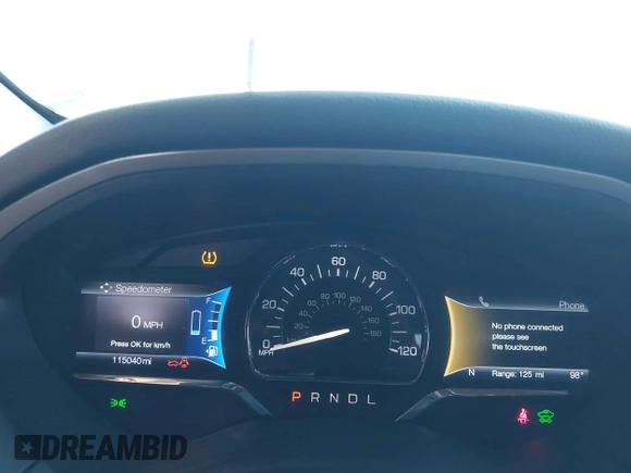 2017 Lincoln MKZ Hybrid Premiere с VIN 3LN6L5KU7HR641362, выставлен на аукционе IAAI как лот 40598670 с пробегом 115 040 миль миль и . История ставок и продаж доступна на DreamBid. Изображение 7.