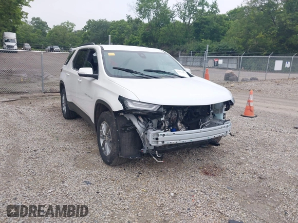 2023 Chevrolet Traverse LT Cloth with VIN 1GNERGKW0PJ175592, listed as a IAAI auction lot 42531153 with 15,045 mi miles and . Bid and sale history available at DreamBid. Image 1.