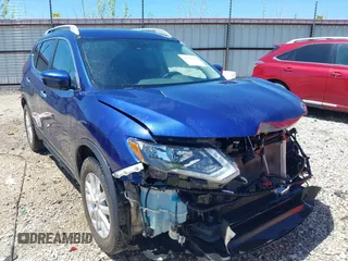 2019 Nissan Rogue SV with VIN 5N1AT2MT0KC705437, listed as a IAAI auction lot 42060597 with 98,555 mi miles and . Bid and sale history available at DreamBid. Image 1.