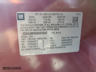 2010 Chevrolet Equinox LS with VIN 2CNALBEW8A6374347, listed as a Copart auction lot 51434704 with 0 mi miles and Salvage Title. Bid and sale history available at carsss.com. Image 12.