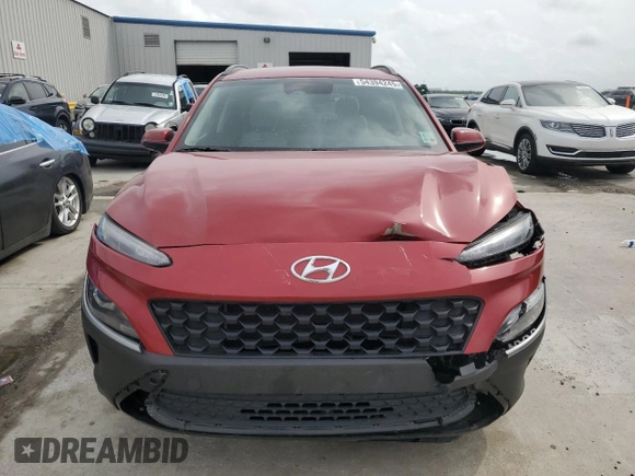 2023 Hyundai Kona SEL with VIN KM8K62AB8PU947837, listed as a Copart auction lot 54394245 with 32,401 mi miles and Salvage Title. Bid and sale history available at DreamBid. Image 5.