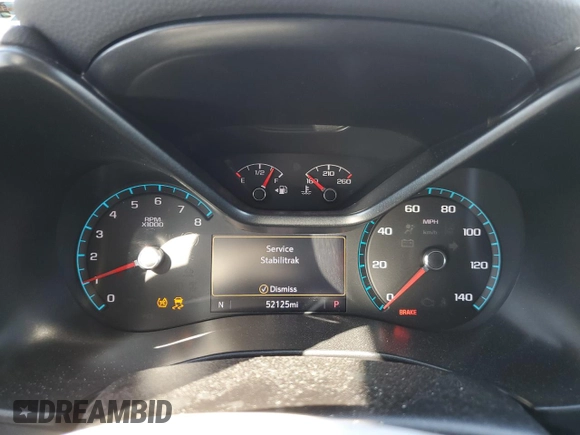 2019 Chevrolet Colorado 2WD LT with VIN 1GCGSCEN9K1231510, listed as a Copart auction lot 46345185 with 52,125 mi miles and Salvage Title. Bid and sale history available at DreamBid. Image 9.