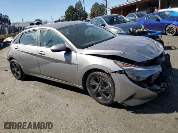 2023 Hyundai Elantra SEL with VIN KMHLM4AG7PU371997, listed as a Copart auction lot 49496675 with 75,387 mi miles and Salvage Title. Bid and sale history available at DreamBid. Image 4.