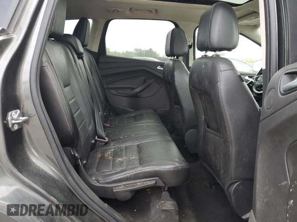 2016 Ford Escape Titanium with VIN 1FMCU9J95GUC17688, listed as a Copart auction lot 53234575 with 124,030 mi miles and Salvage Title. Bid and sale history available at DreamBid. Image 11.