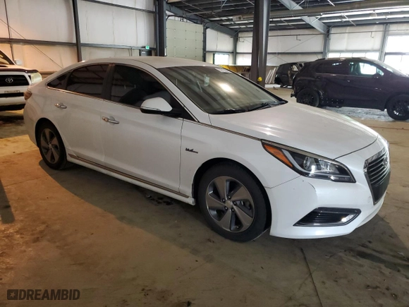 2017 Hyundai Sonata Plug-In Hybrid with VIN KMHE14L26HA059904, listed as a Copart auction lot 55212384 with 49,836 mi miles and Salvage Title. Bid and sale history available at carsss.com. Image 4.