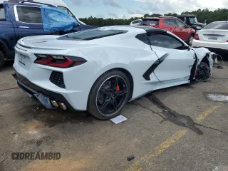 2021 Chevrolet Corvette 2LT with VIN 1G1YB2D43M5112704, listed as a Copart auction lot 61241414 with 23,159 mi miles and Salvage Title. Bid and sale history available at carsss.com. Image 3.