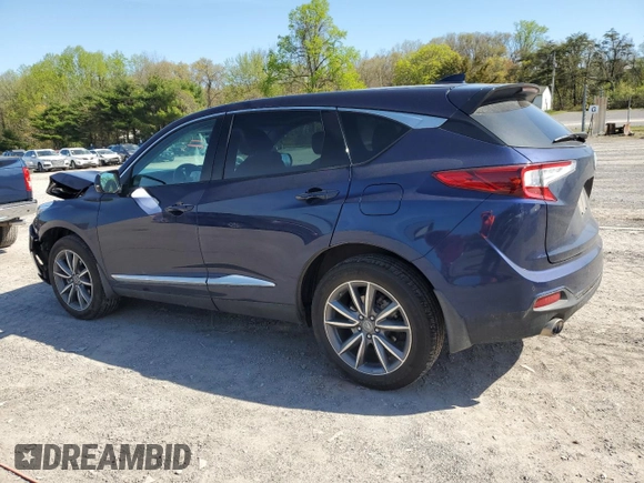 2020 Acura RDX w/Technology Pkg with VIN 5J8TC2H56LL034223, listed as a Copart auction lot 51242484 with 16,667 mi miles. Bid and sale history available at carsss.com. Image 2.