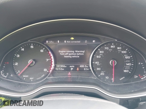 2017 Audi Q7 Premium Plus with VIN WA1LAAF78HD033170, listed as a IAAI auction lot 42212382 with 101,904 mi miles. Bid and sale history available at carsss.com. Image 7.