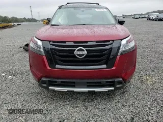 2024 Nissan Pathfinder Platinum with VIN 5N1DR3DH9RC210841, listed as a Copart auction lot 46792795 with 23,164 mi miles and Salvage title. Bid and sale history available at DreamBid. Image 12.