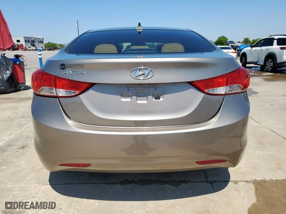 2013 Hyundai Elantra GLS PZEV with VIN 5NPDH4AE4DH286181, listed as a Copart auction lot 52188405 with 171,441 mi miles and Salvage Title. Bid and sale history available at carsss.com. Image 6.