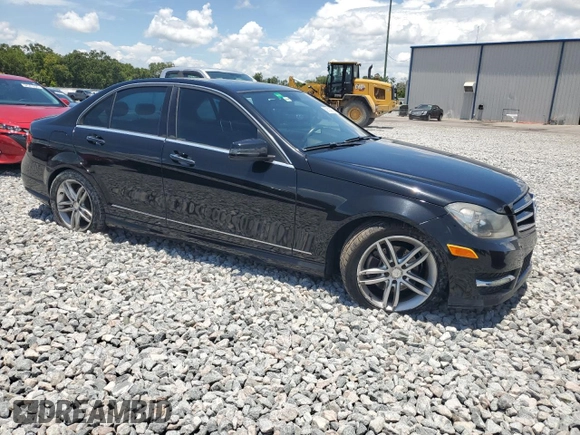 2014 Mercedes-Benz C 250 Sport with VIN WDDGF4HB8ER304938, listed as a Copart auction lot 62833835 with 151,199 mi miles and Salvage title. Bid and sale history available at DreamBid. Image 4.