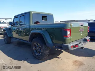 2022 Jeep Gladiator Rubicon with VIN 1C6JJTBG1NL163699, listed as a IAAI auction lot 41014300 with 1 mi miles. Bid and sale history available at carsss.com. Image 3.
