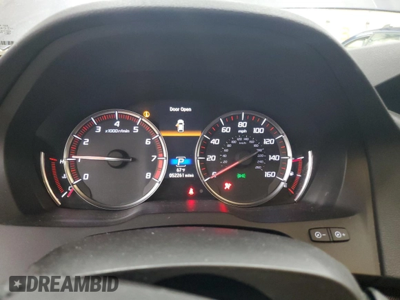 2019 Acura MDX w/Technology/A-Spec Pkg with VIN 5J8YD4H09KL006353, listed as a Copart auction lot 48789335 with 52,261 mi miles and Salvage Title. Bid and sale history available at carsss.com. Image 9.